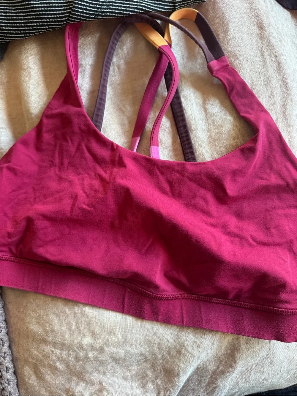 lululemon athletica sports bras, tops and skort
